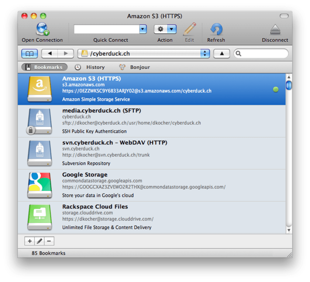 free and simple ftp/sftp/webdav for mac